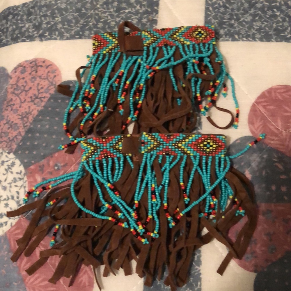 Boot/Sandal wraps Aztec Design - Picture 2 of 3